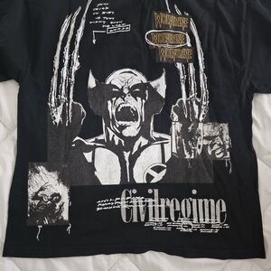 Civil Regime Black Marvel Graphic Short-Sleeve Tee